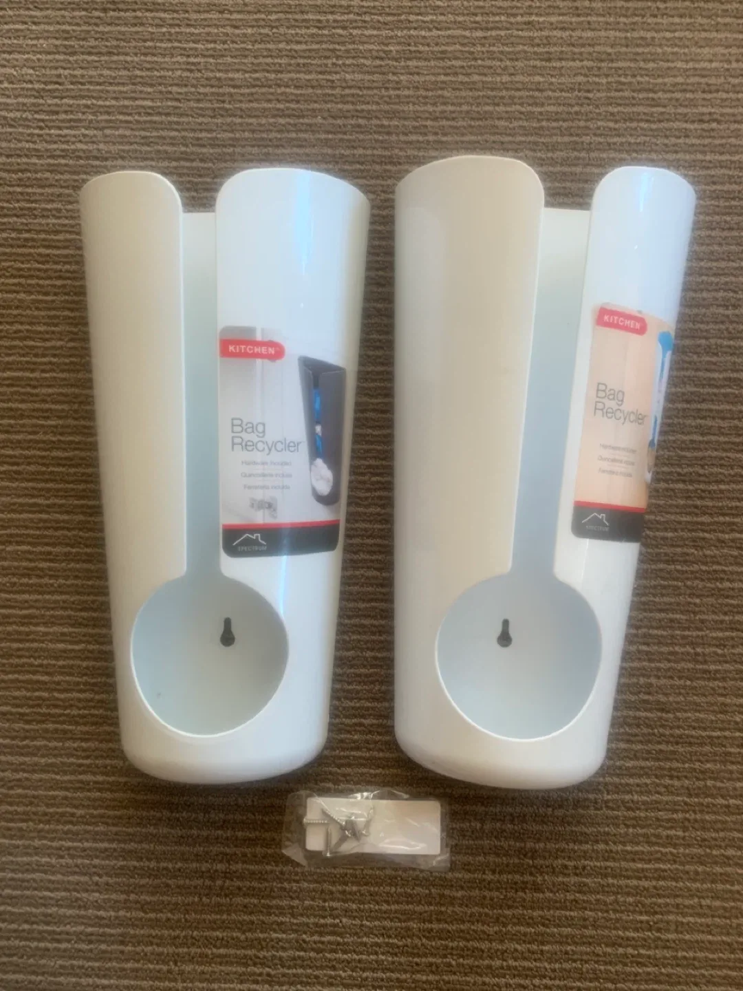 Spectrum Kitchen Bag Recycler - White thumbnail