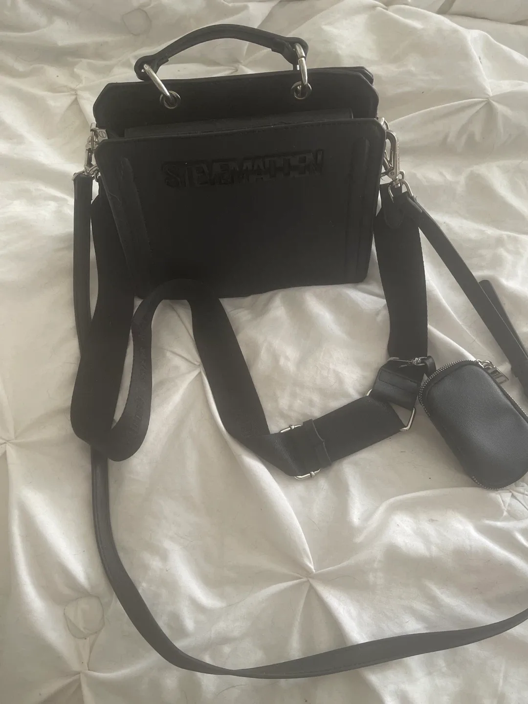 Steve Madden Black Crossbody Bag thumbnail