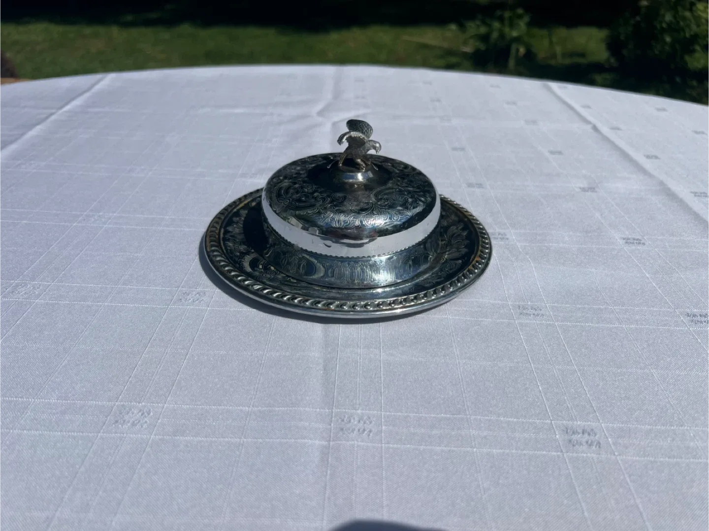 Vintage Canadia Silver Plated Butter Dish thumbnail