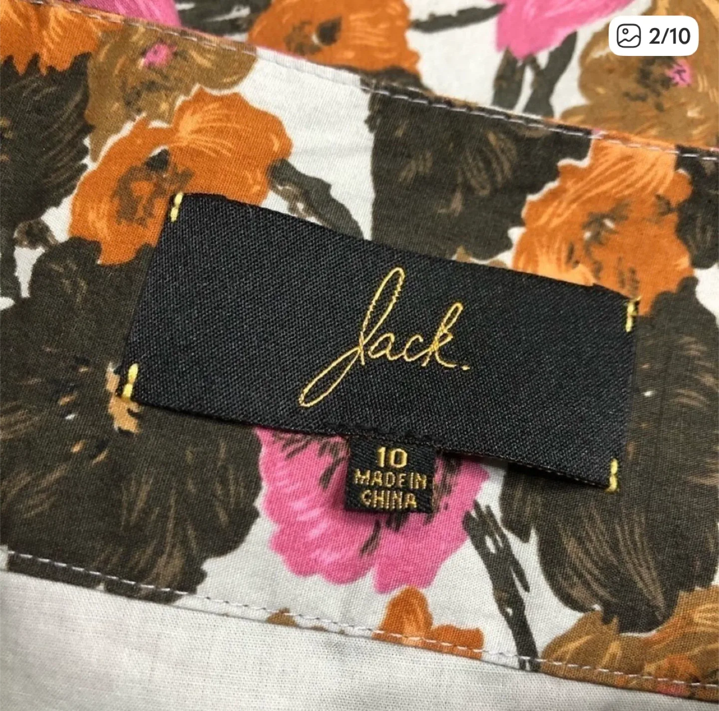 Jack by BB Dakota floral skirt image indicator(6)