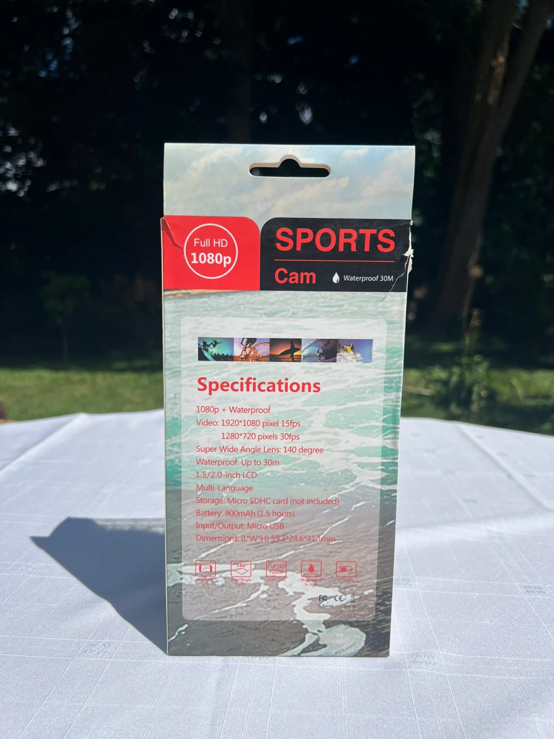 New 1080p Waterproof Sports Cam 2.0-inch Screen - photo 4