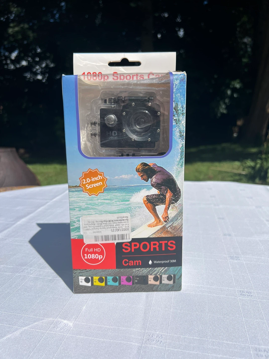 New 1080p Waterproof Sports Cam 2.0-inch Screen
