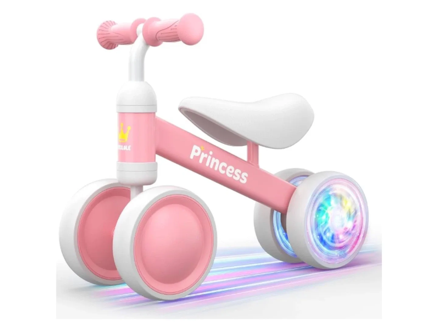 Princess Pink Balance Bike for Toddlers thumbnail