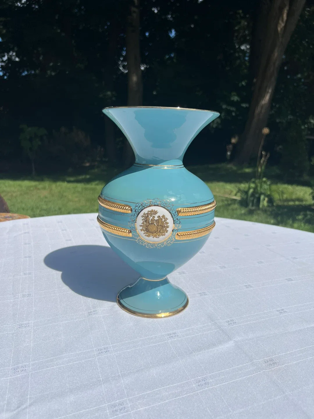 Fiorentine Handmade Vase - Light Blue thumbnail