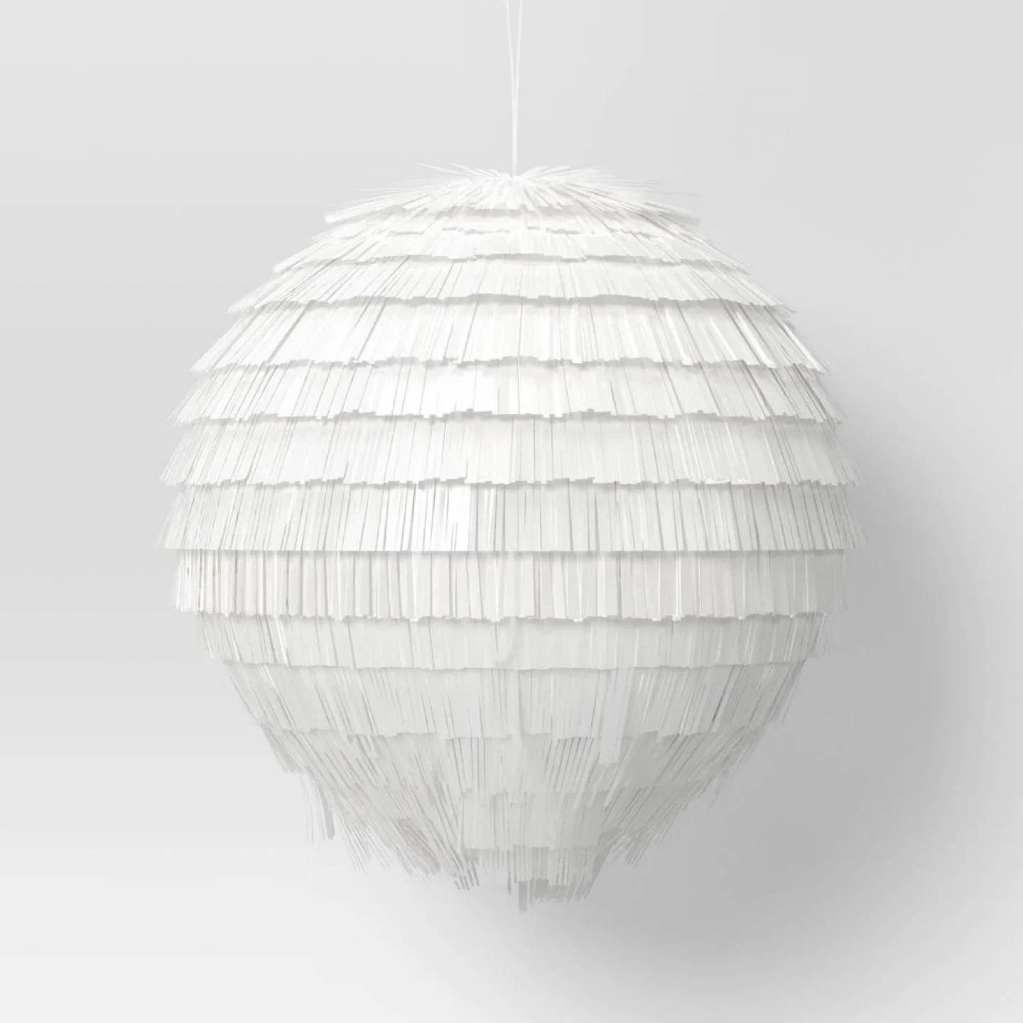 Wondershop White Fringe Ball Christmas Ornaments (4) 🥕 image indicator(3)