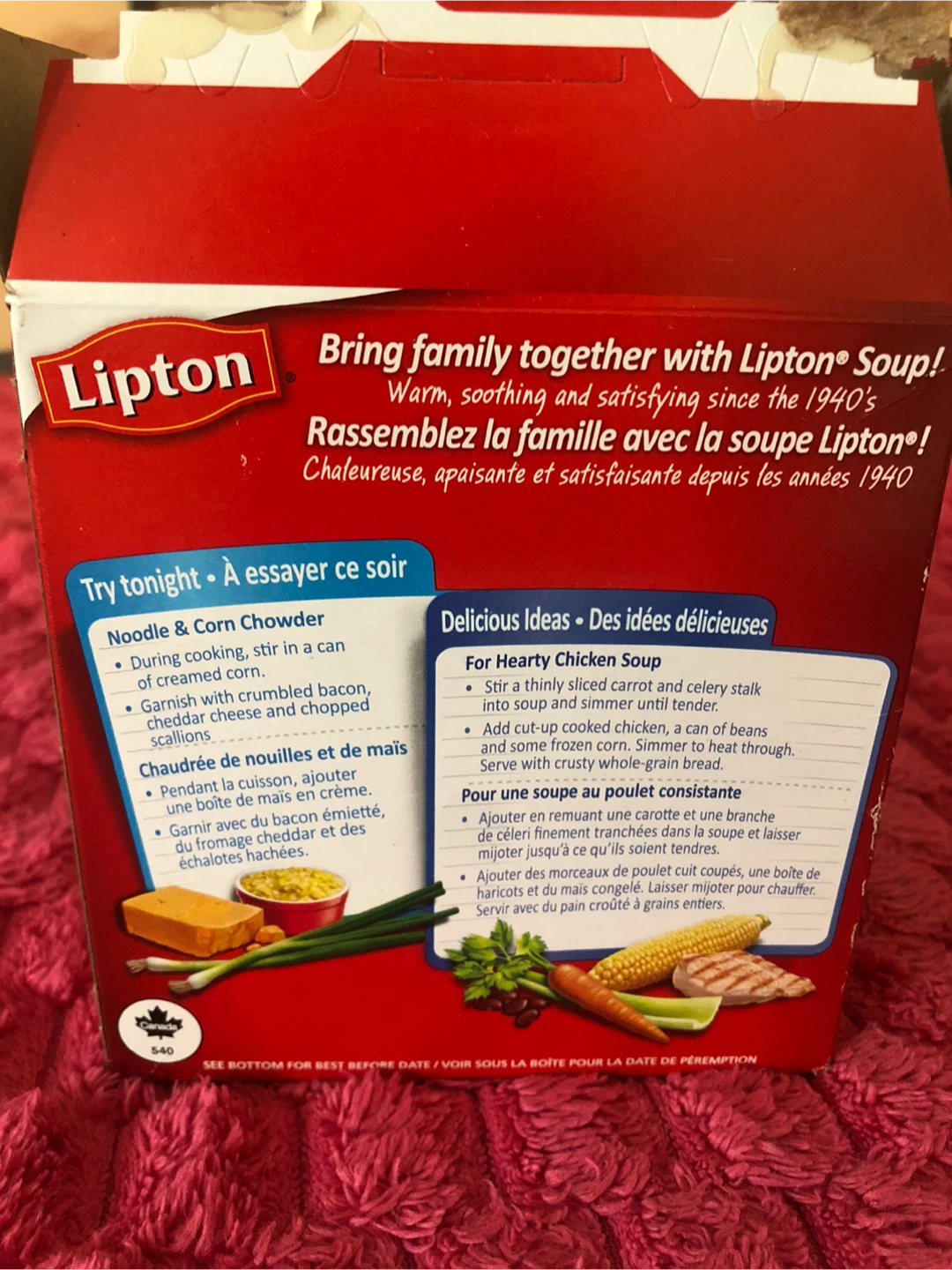 Lipton Chicken Noodle Soup Mix - photo 2