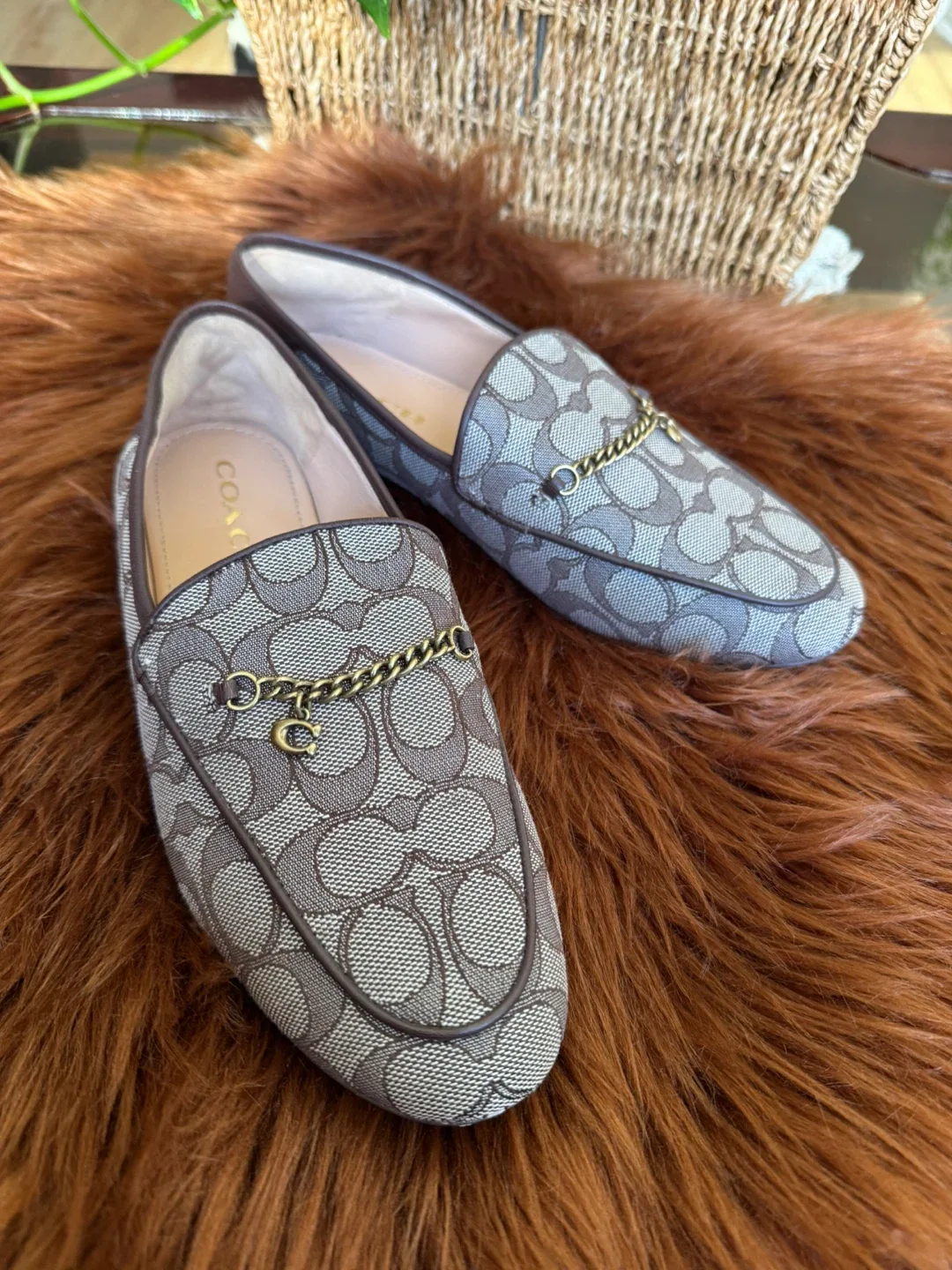 Coach Monogram Loafers - Size 7.5 thumbnail