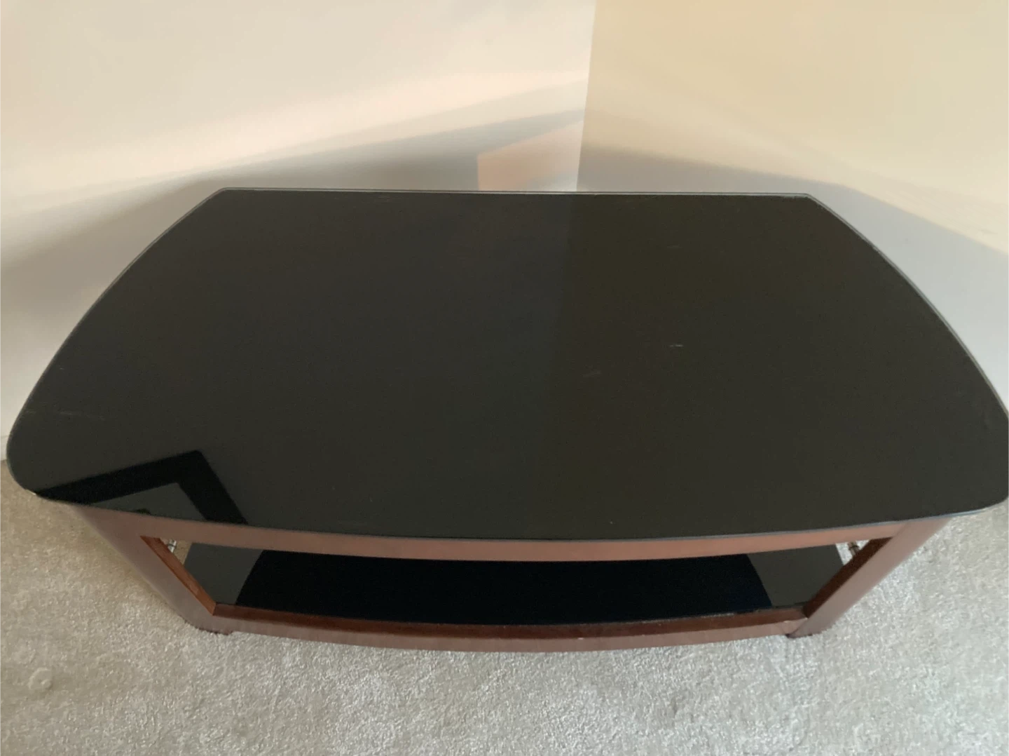 Glass shelf TV stand - photo 2