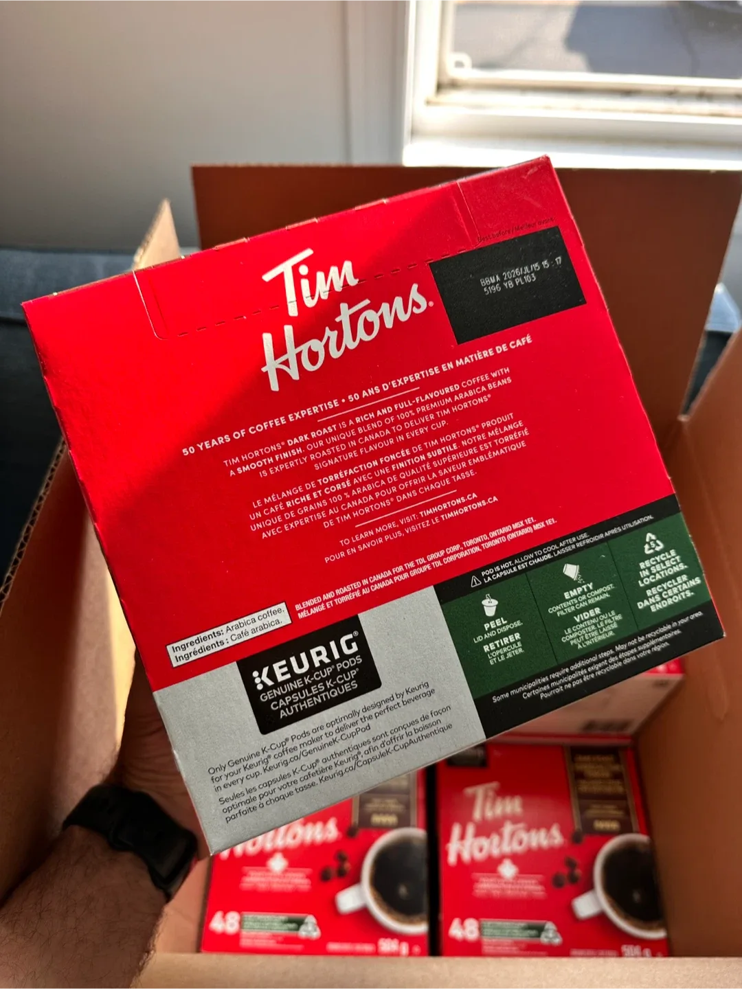 Tim Hortons Dark Roast K-Cups (48 count) image indicator(2)