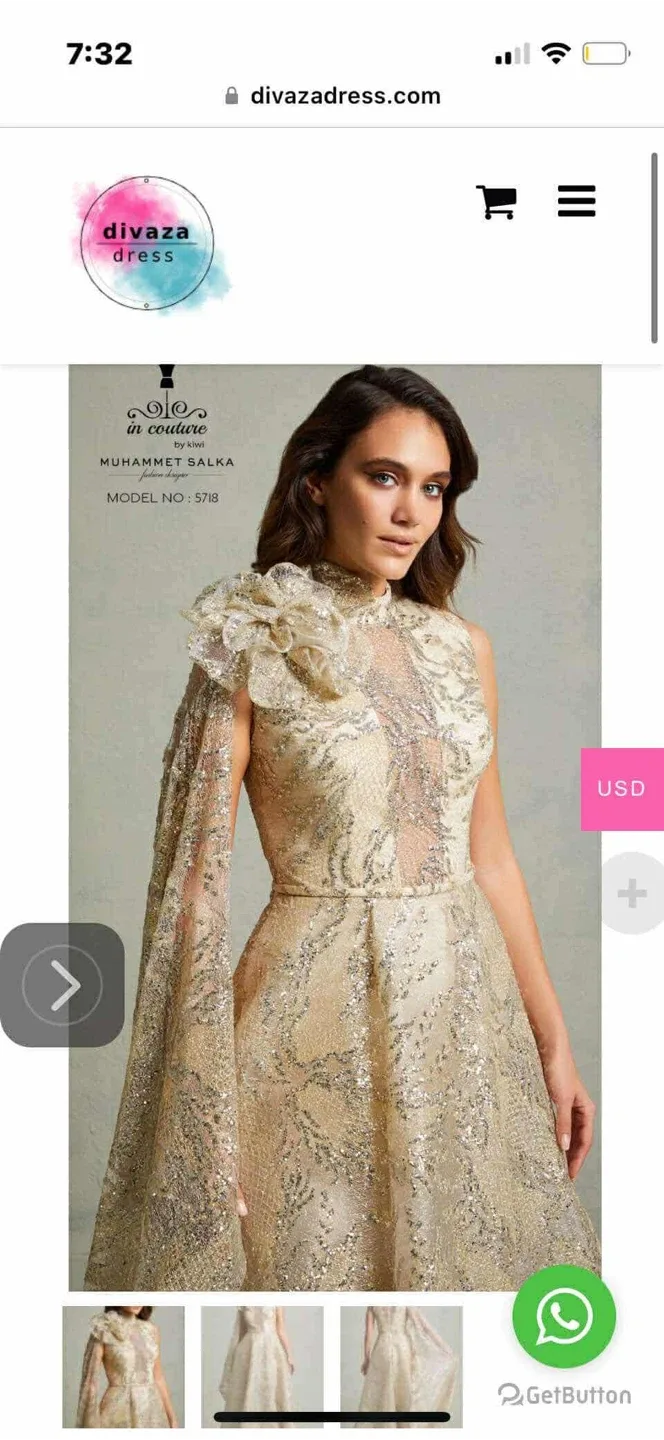 Divaza Dress Gown - Model 5718