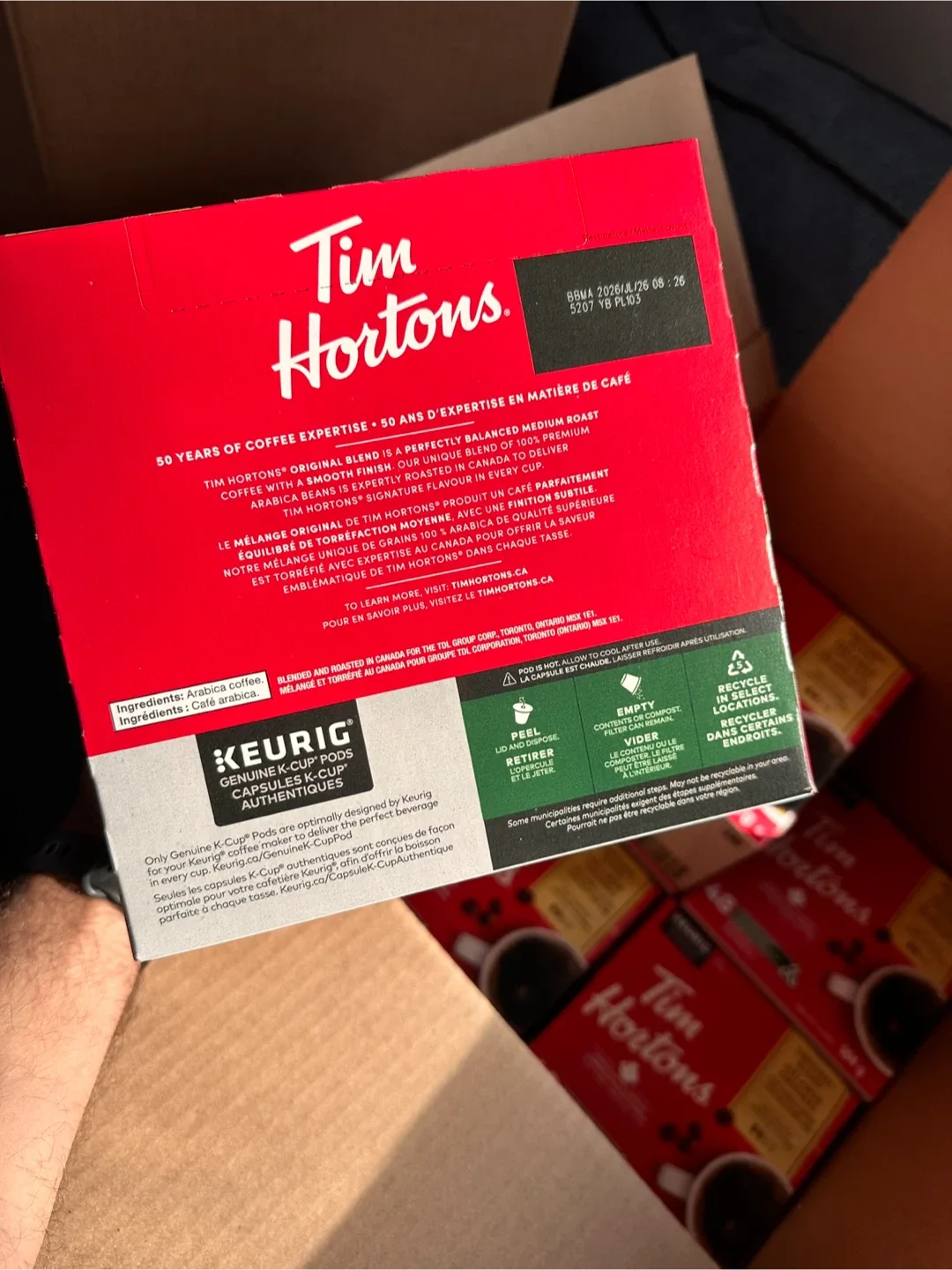 Tim Hortons Original Blend K-Cup Pods - 48 Capsules image indicator(2)