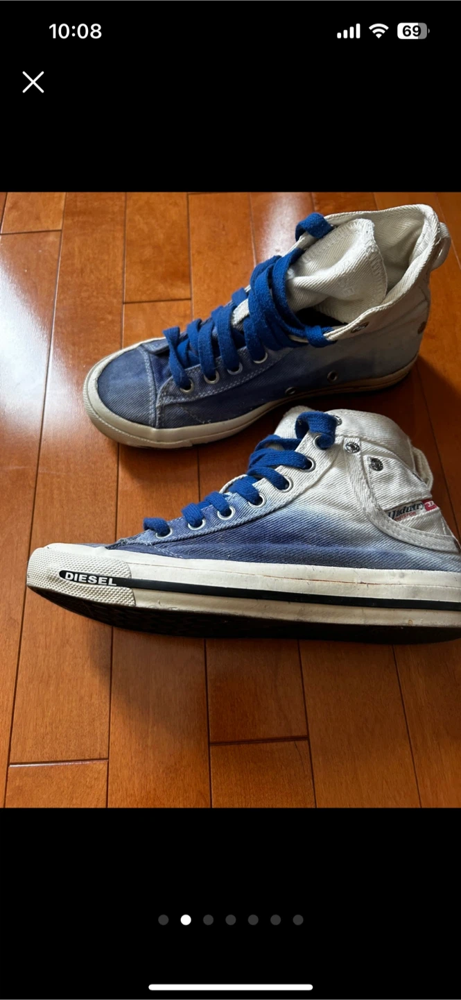 Diesel Denim High Top Sneakers 6.5 - photo 4