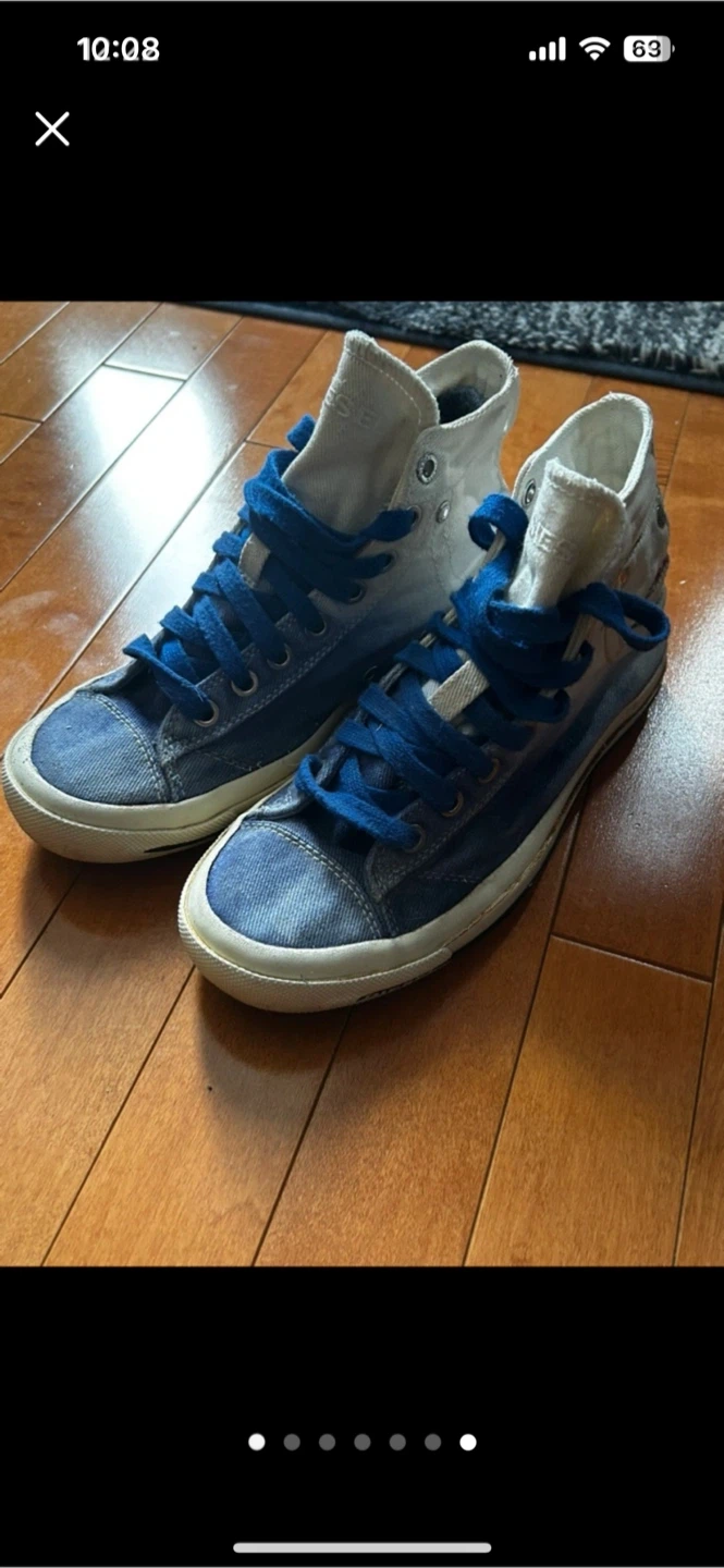 Diesel Denim High Top Sneakers 6.5 - photo 2