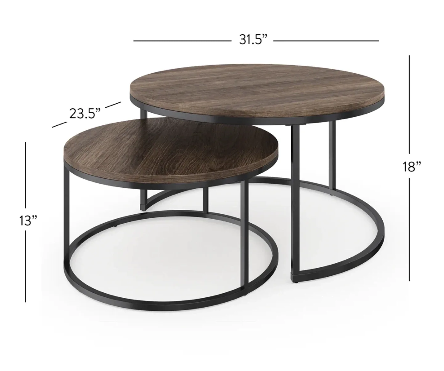 NATHAN JAMES Stella Nesting Coffee Table - New in Box! image indicator(7)