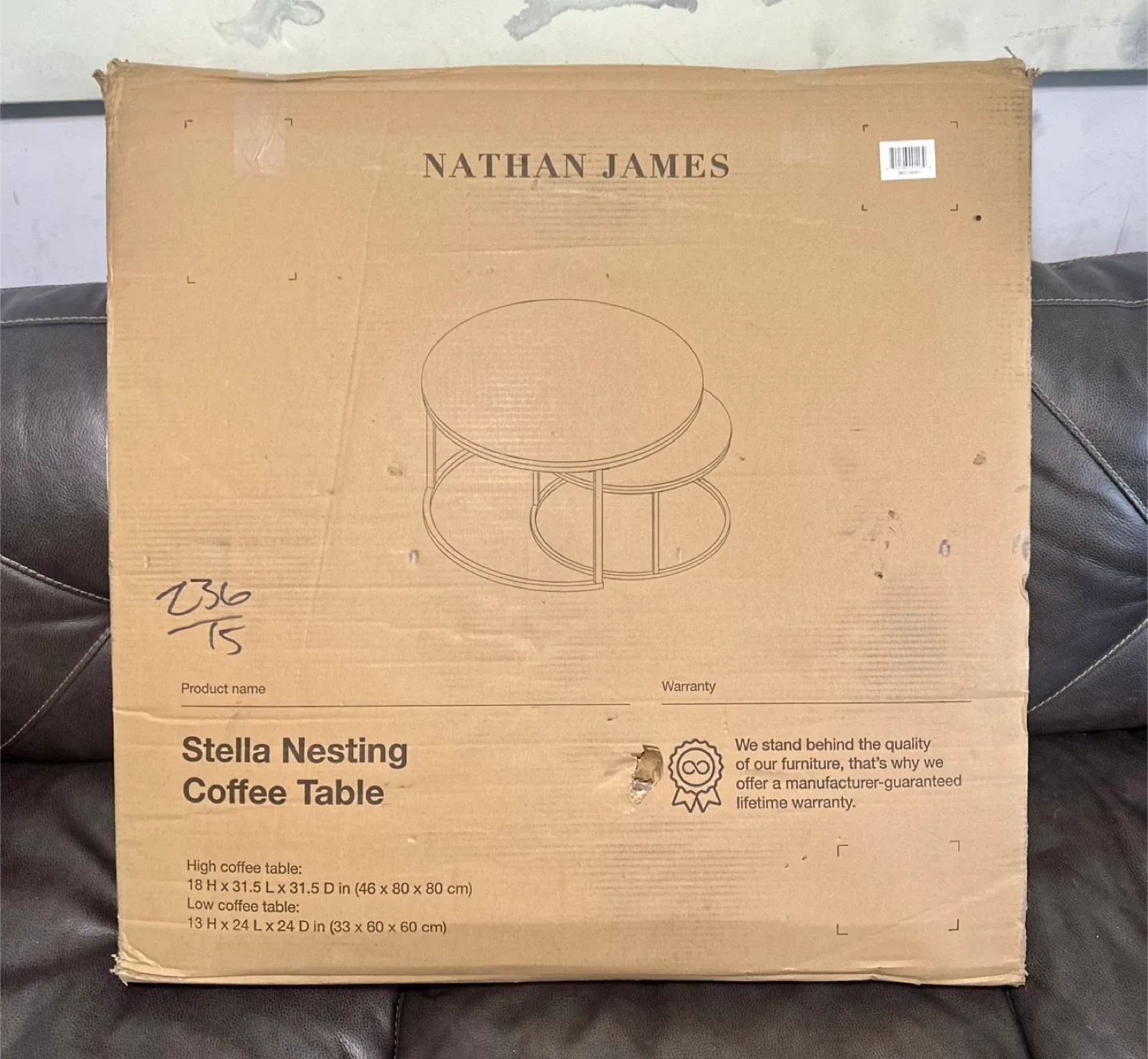 NATHAN JAMES Stella Nesting Coffee Table - New in Box! image indicator(2)