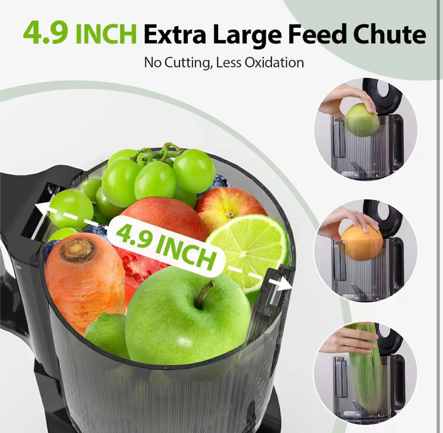 Aobosi Slow Masticating Juicer - Compact Size - photo 4