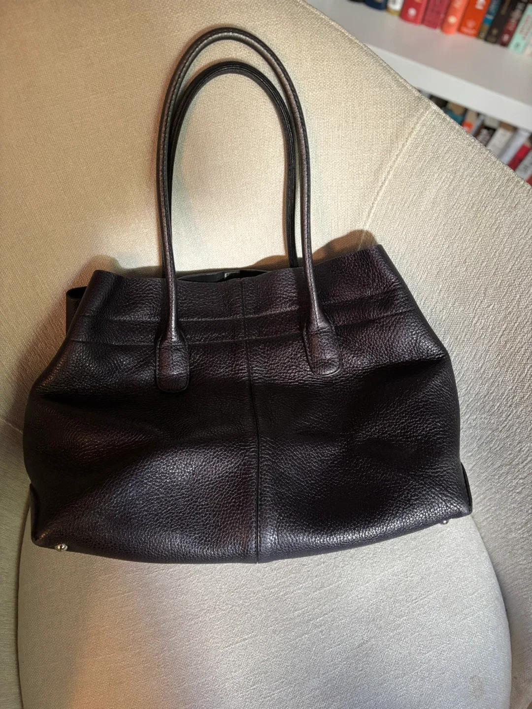 Tod's Black Leather Tote Bag image indicator(3)