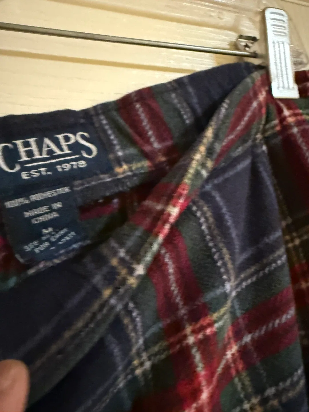 Chaps Plaid Pajama Pants - Size M 🥕 image indicator(3)