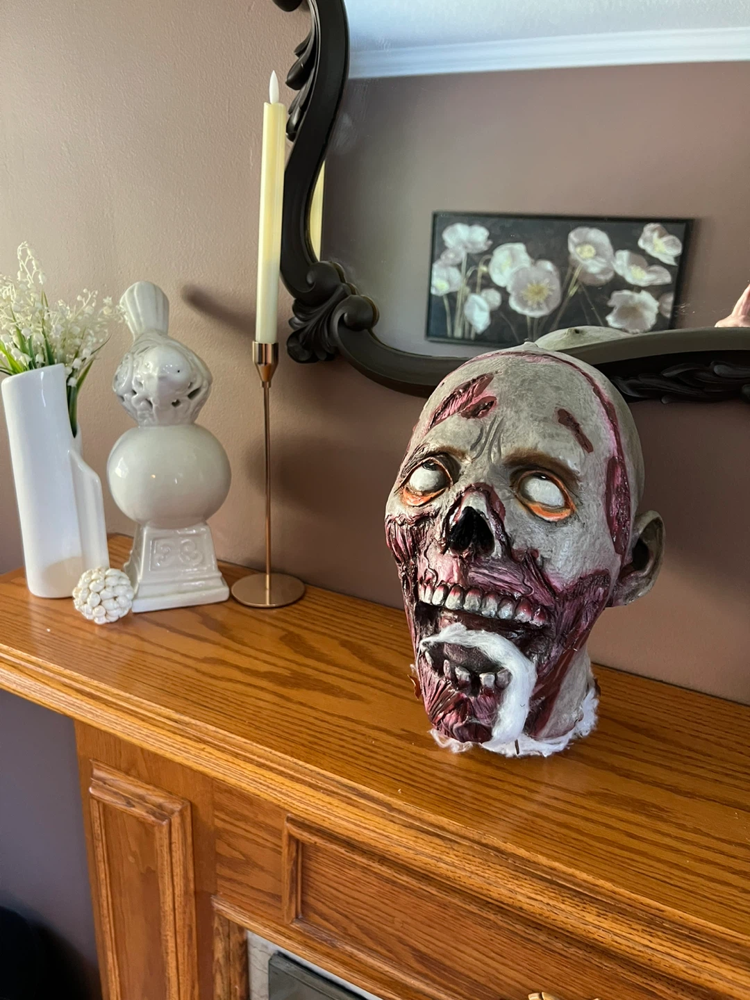 Zombie Head Halloween Decoration - photo 3