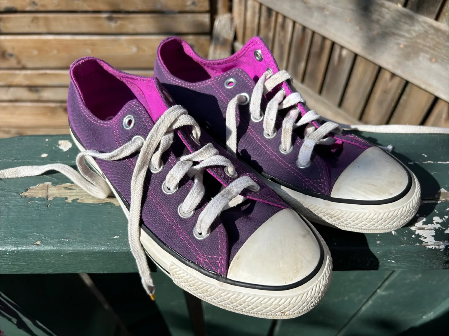 Converse All Star Low Top - Purple, Women's Size 8 thumbnail