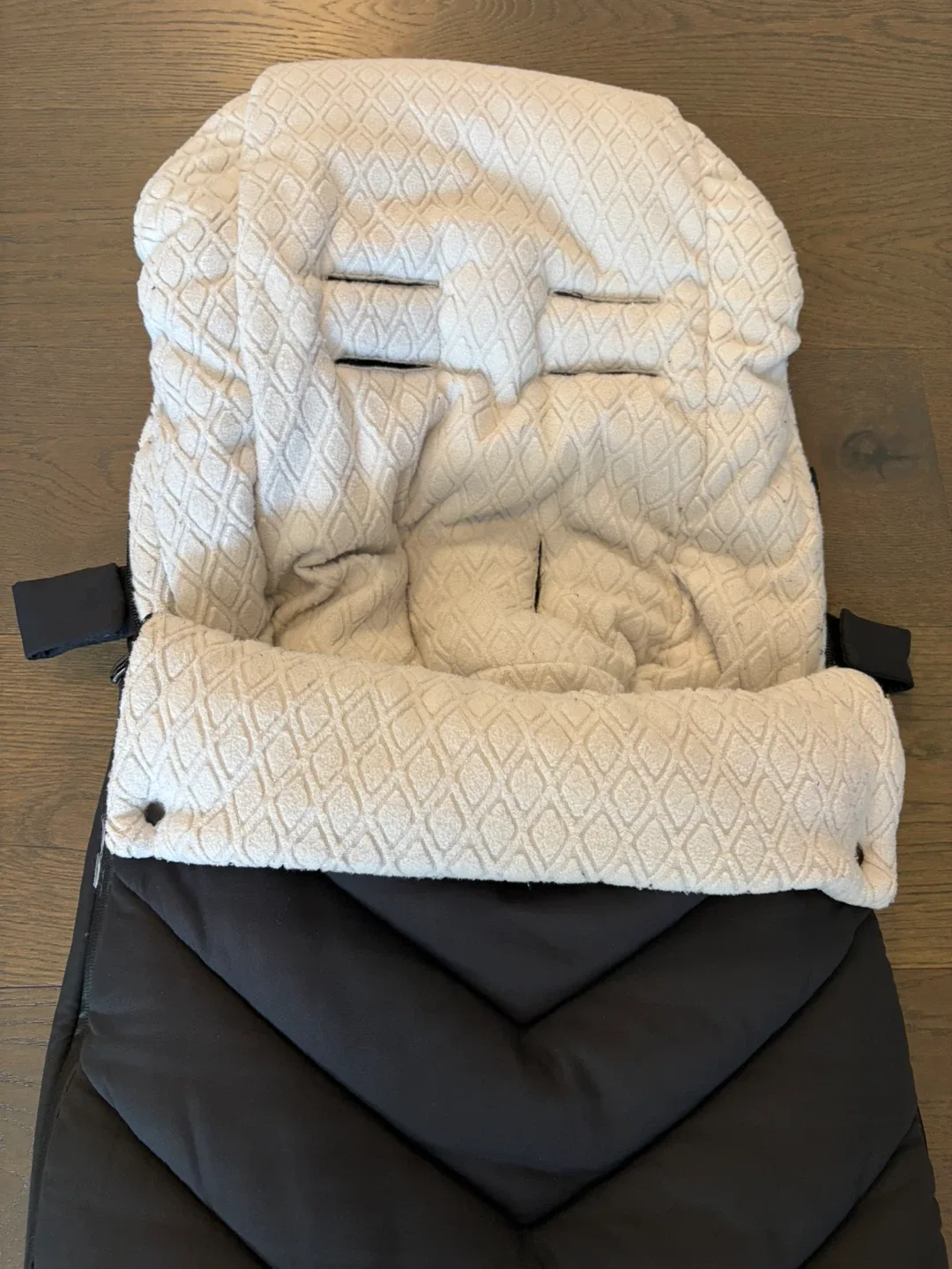 Uppababy black cozy ganoosh  price firm ret $300 EUC image indicator(3)