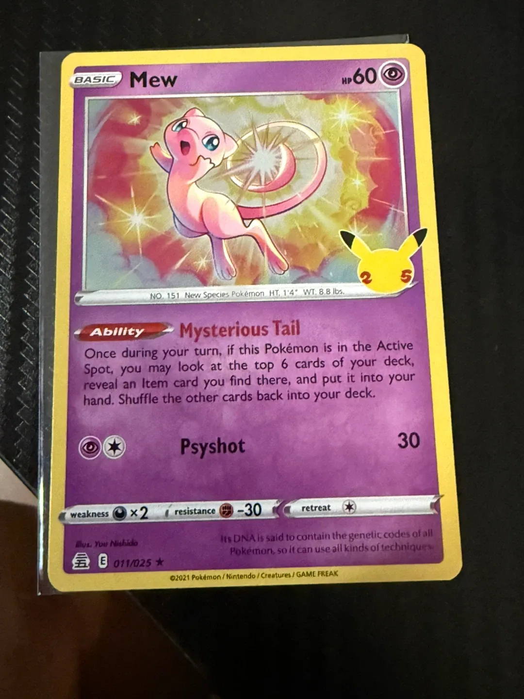 Mew Pokemon Card thumbnail