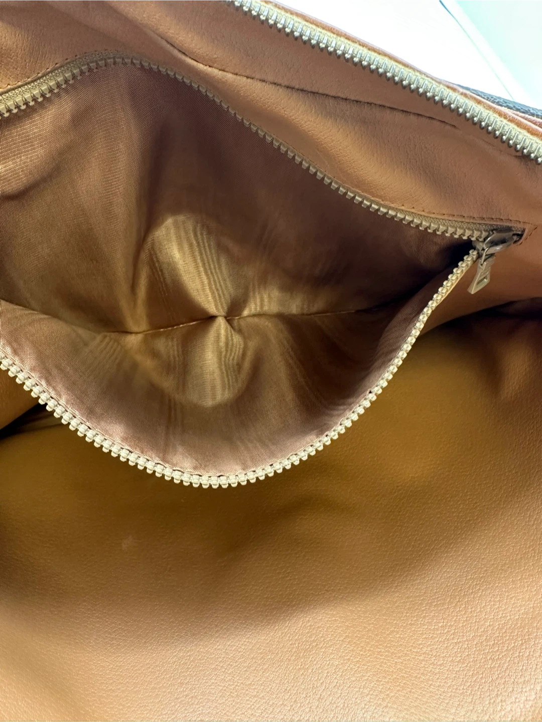 Celine Macadam Brown Leather Travel Bag - photo 4