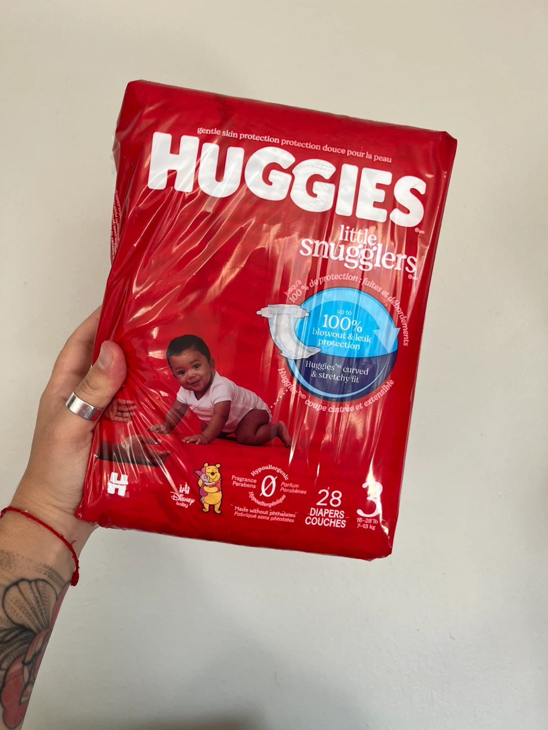 Huggies Little Snugglers Diapers, Size 3, 28 Count