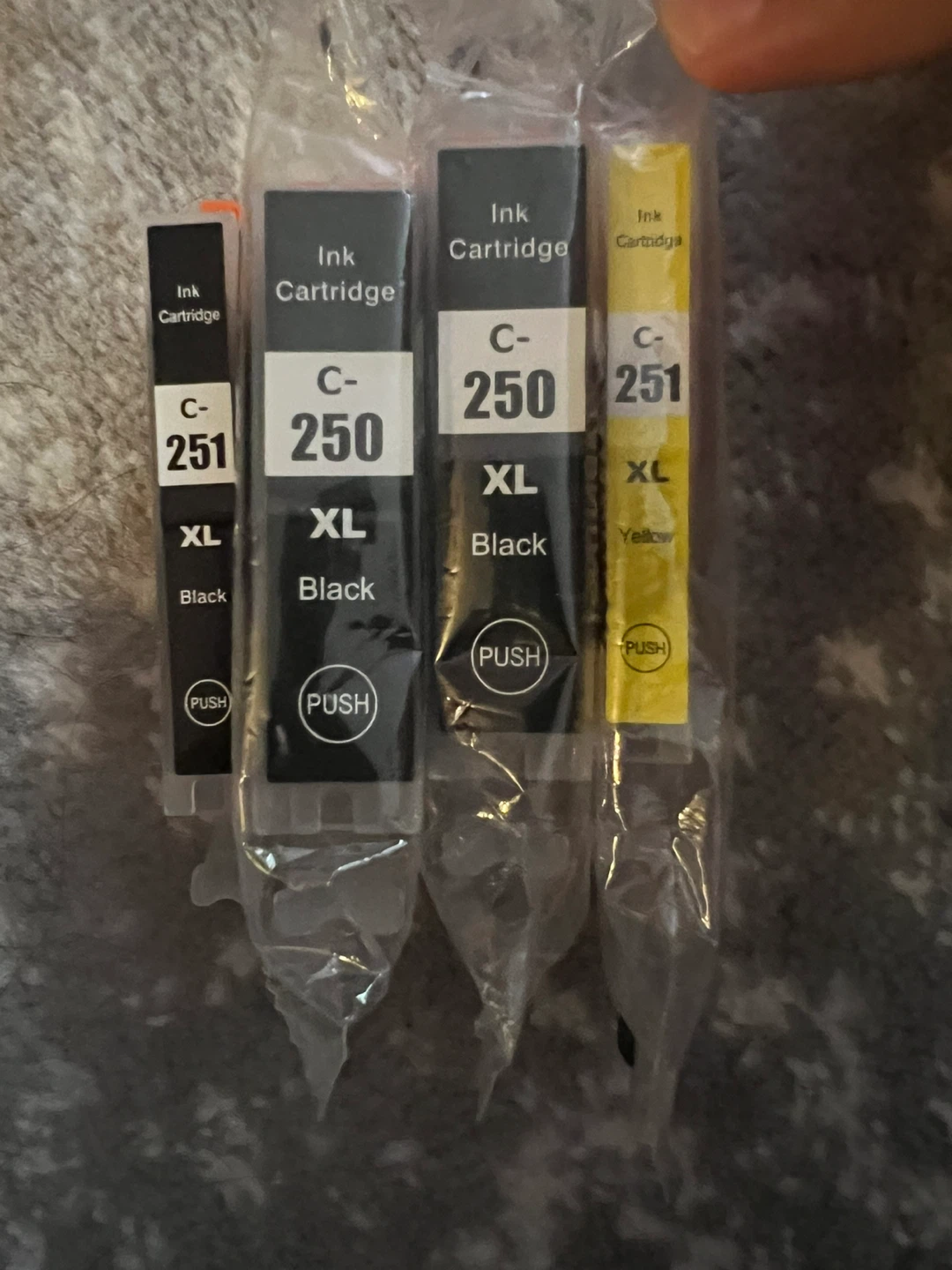Canon C-251 XL Black & Yellow Ink Cartridges - New - photo 4