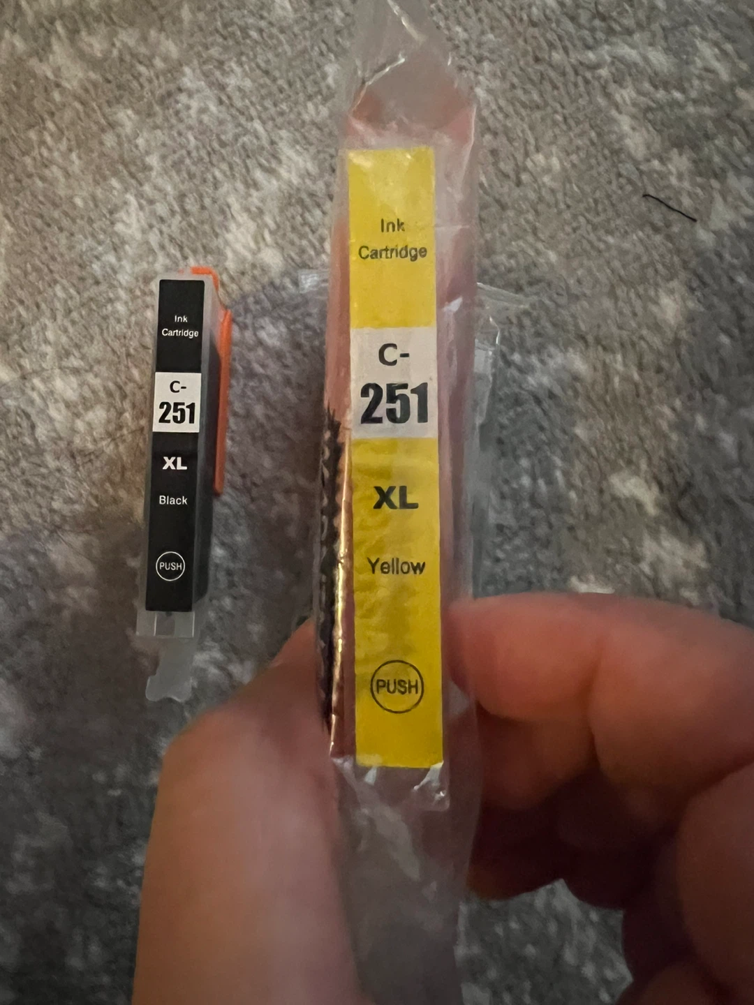 Canon C-251 XL Black & Yellow Ink Cartridges - New - photo 2
