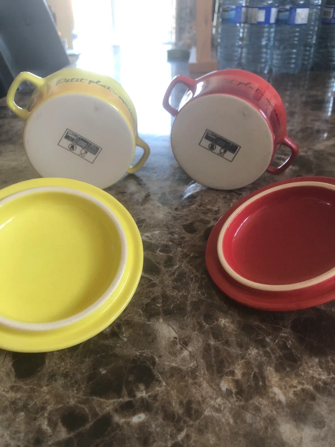Petit Plat Maison Mini Casserole Dishes - Yellow & Red image indicator(5)