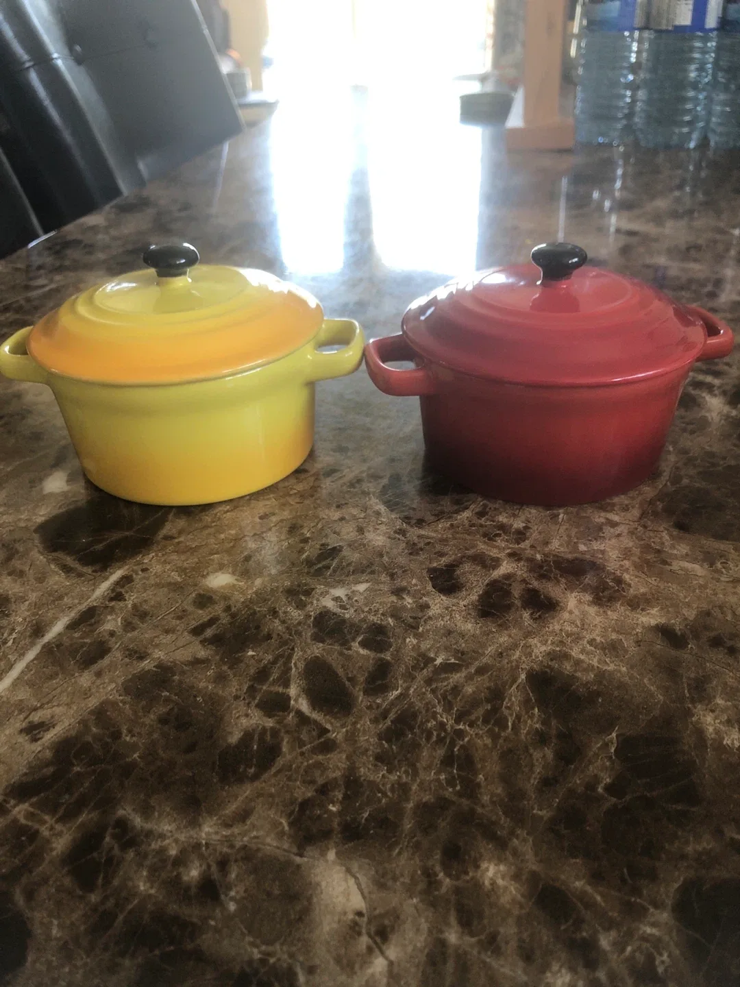 Petit Plat Maison Mini Casserole Dishes - Yellow & Red image indicator(6)