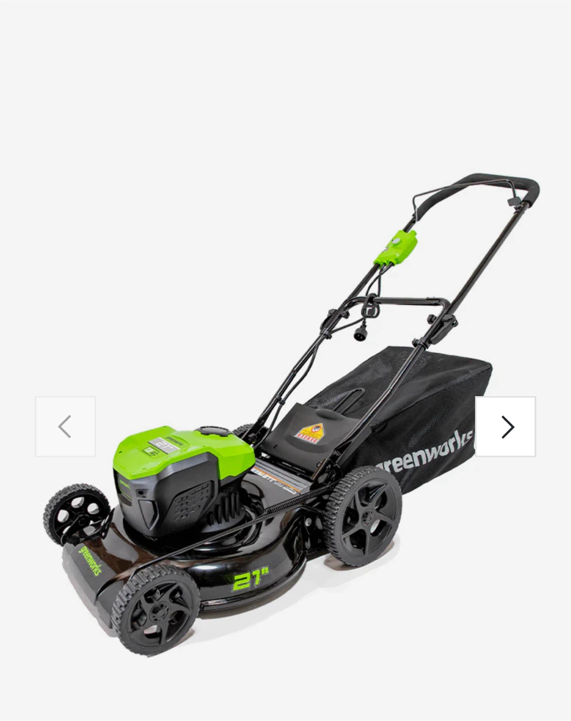 Greenworks 21" 13A Electric Lawn Mower - New in Box! - photo 4