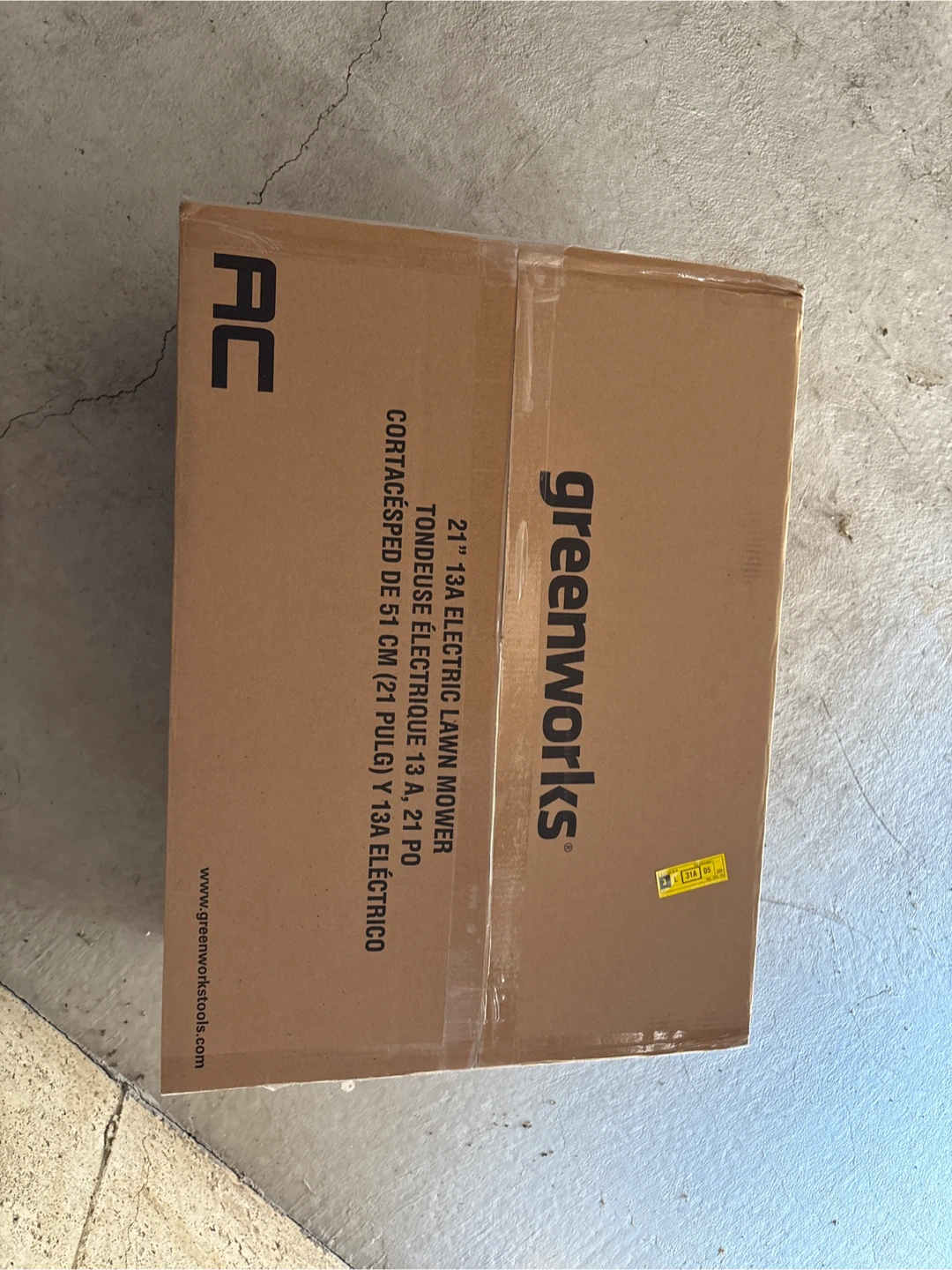Greenworks 21" 13A Electric Lawn Mower - New in Box! - photo 2