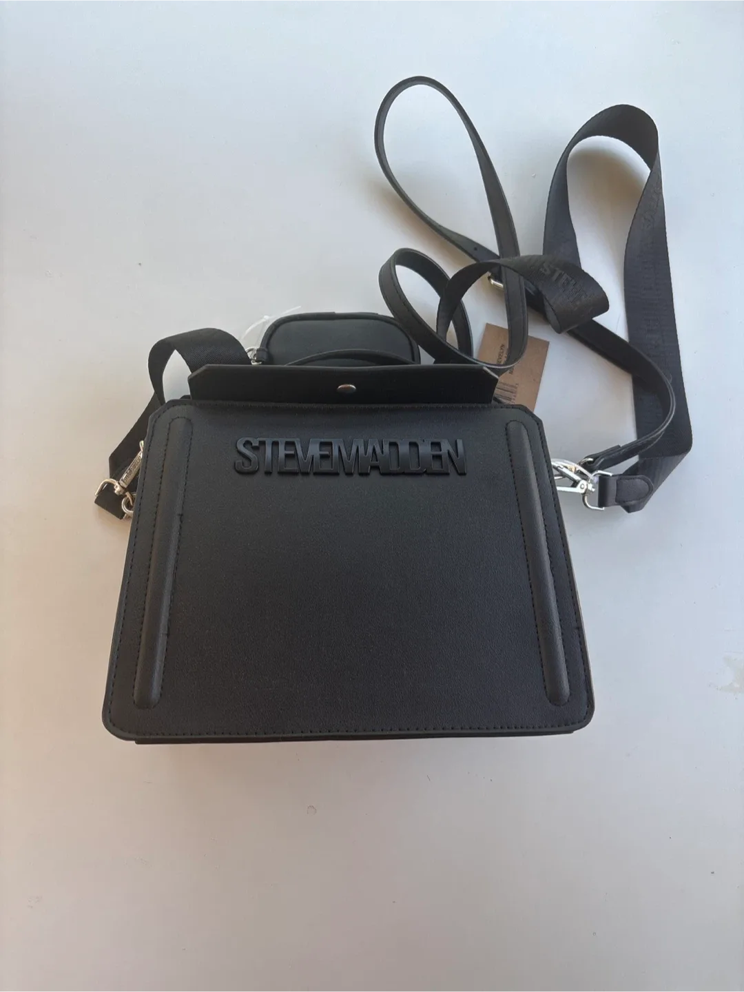 Steve Madden Black Crossbody Bag thumbnail