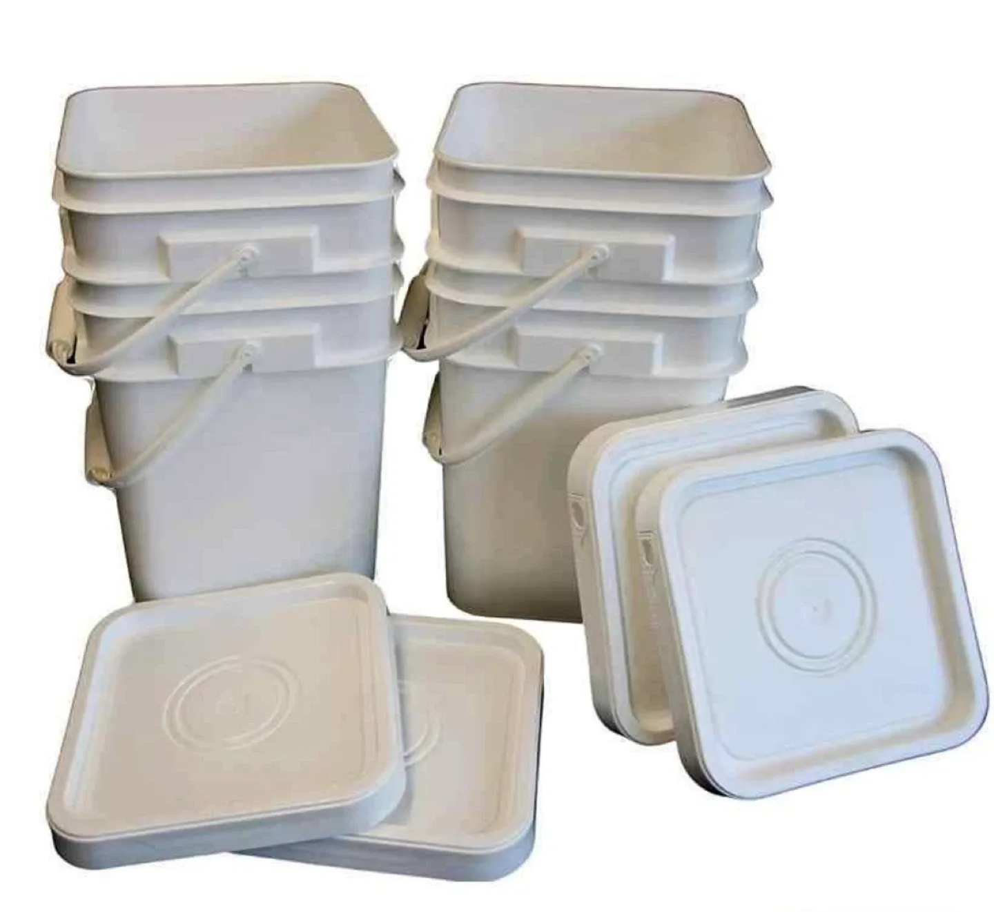 Food Grade Plastic Buckets with Lids