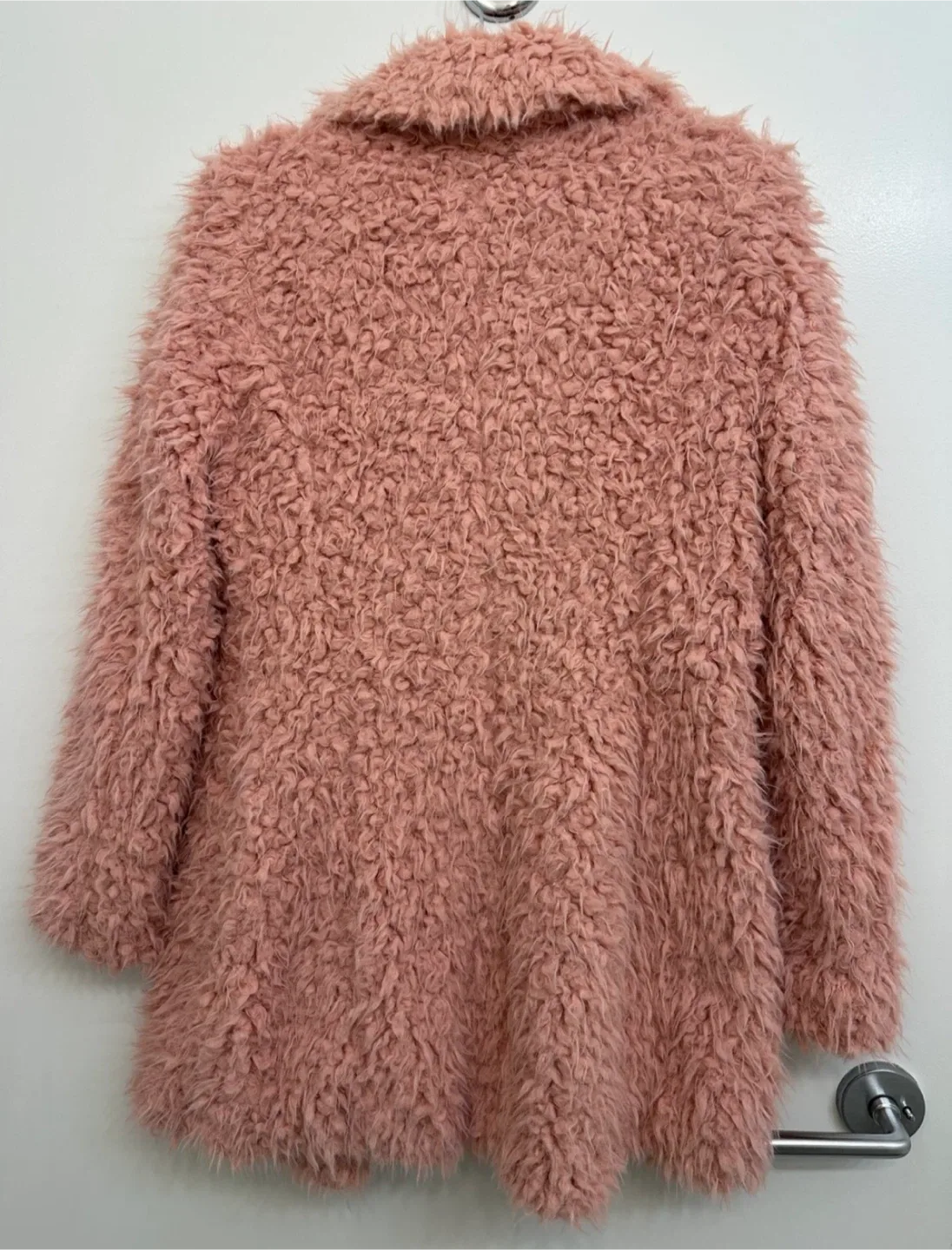 New Guess Pink Faux Fur Coat image indicator(3)