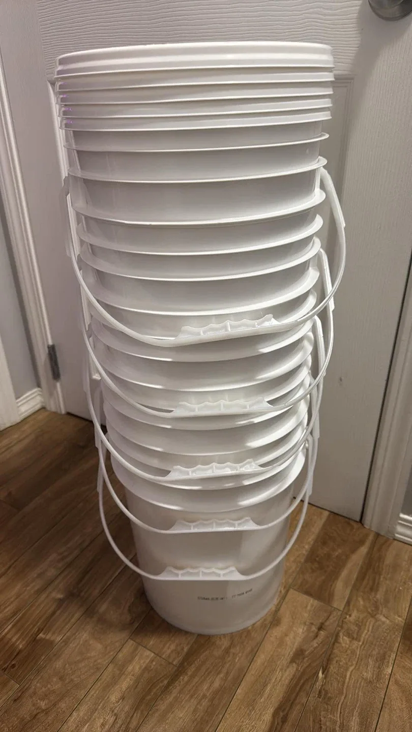 20L Food Grade Plastic Buckets with Lids