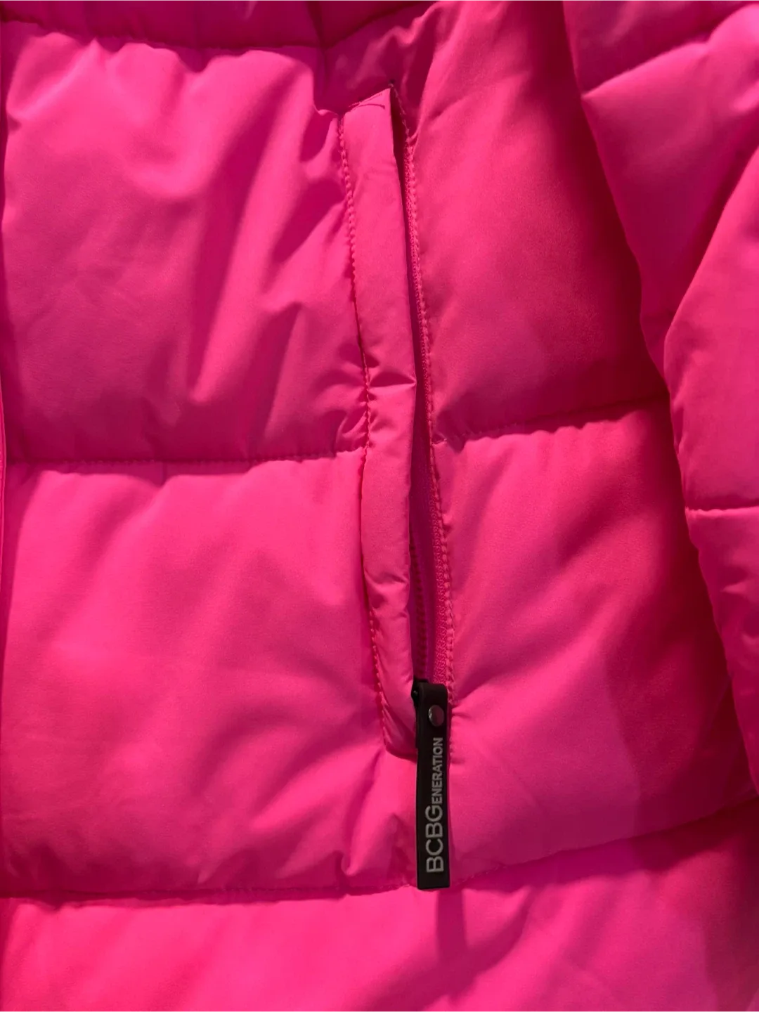 BCBG hot pink winter jacket image indicator(4)