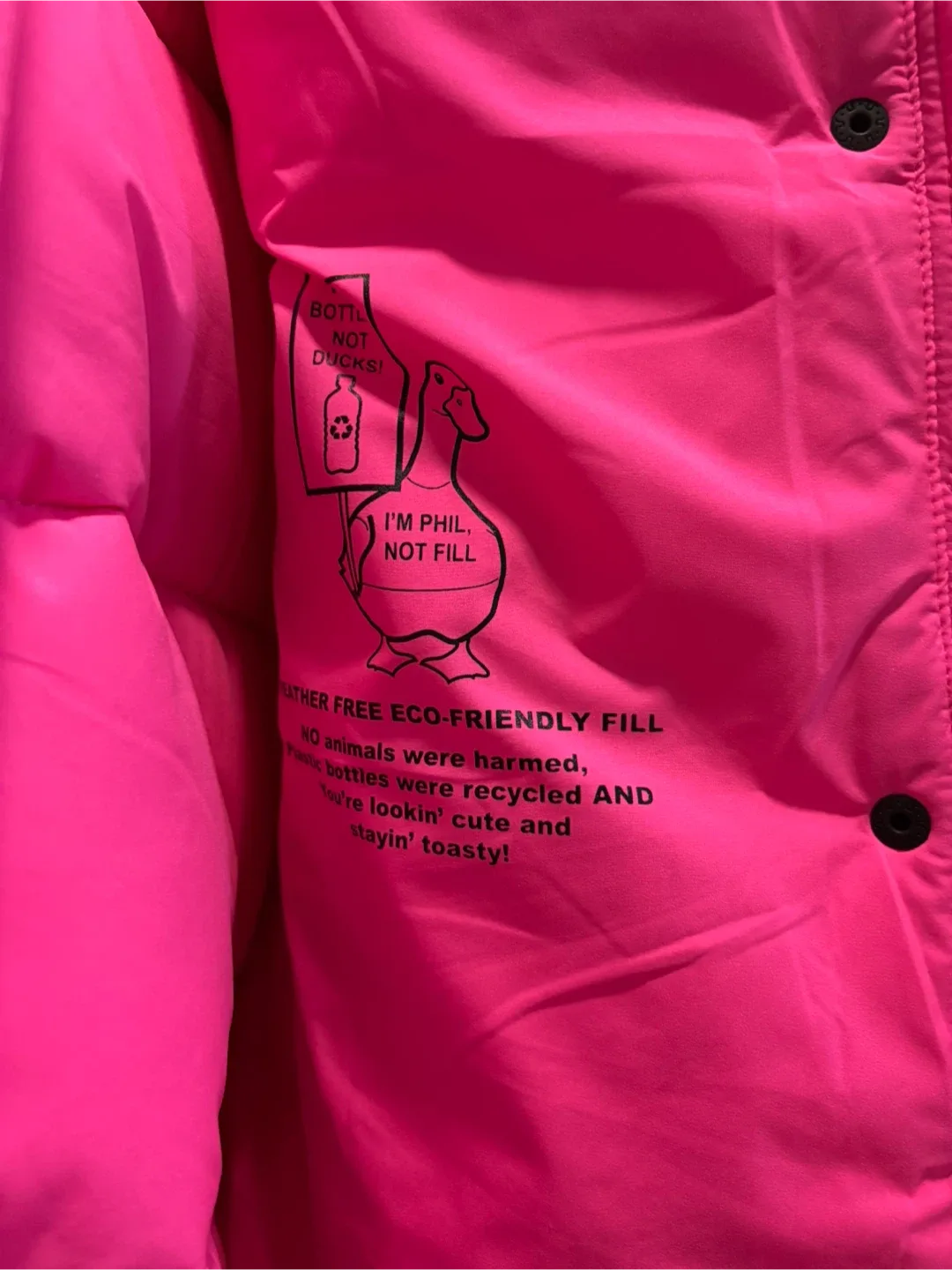 BCBG hot pink winter jacket image indicator(6)