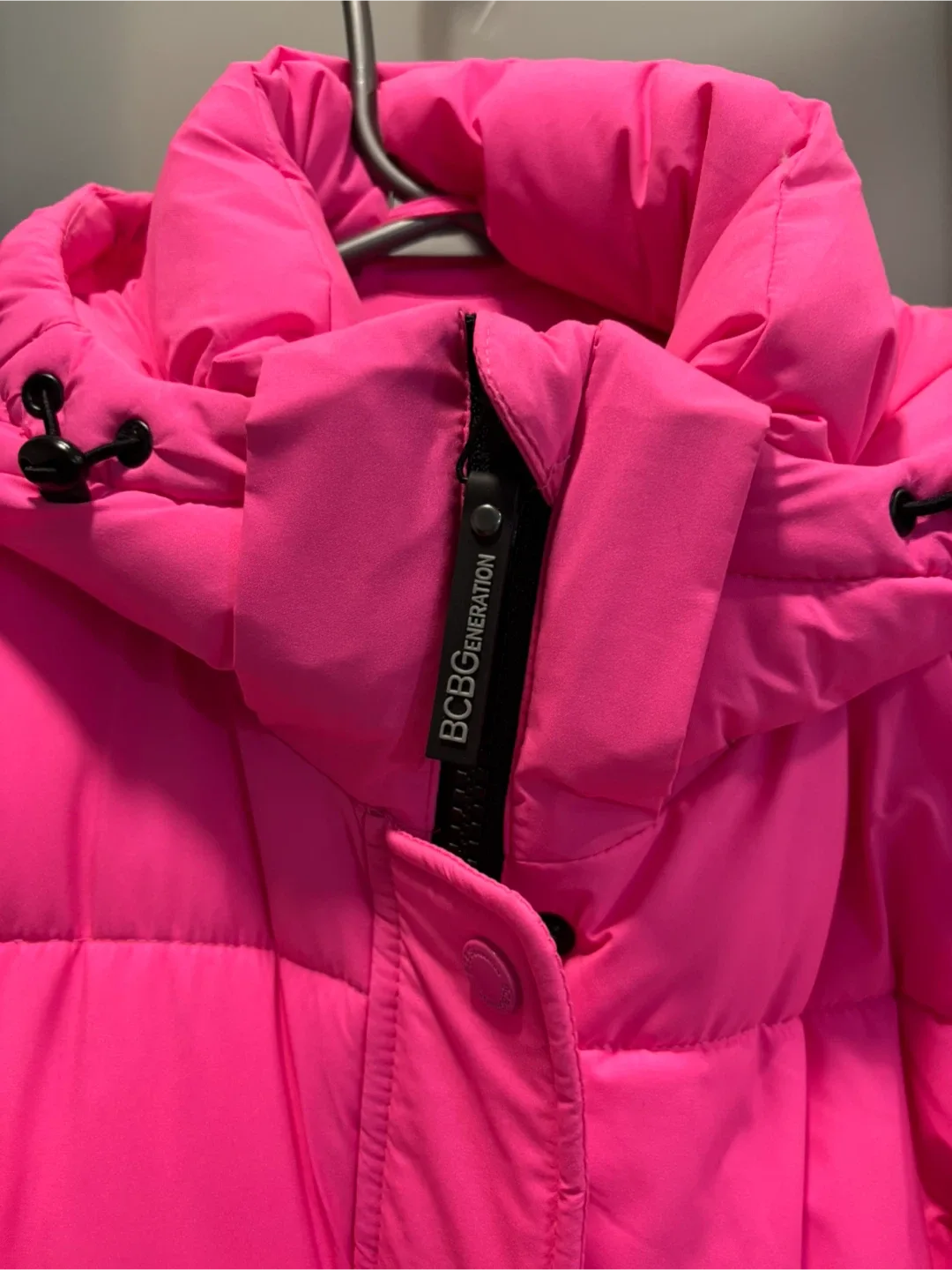 BCBG hot pink winter jacket image indicator(2)