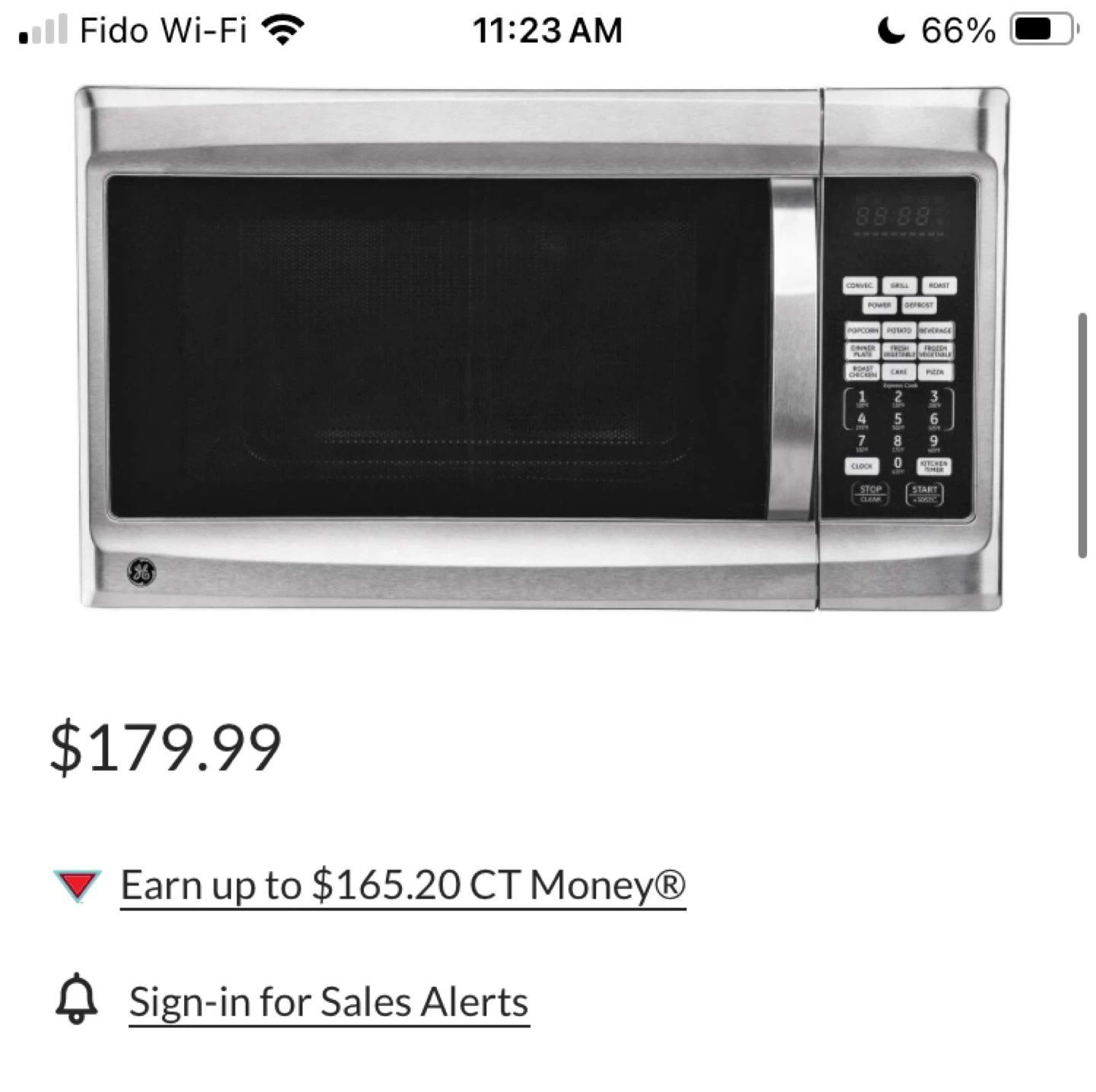 Free! GE Microwave Oven