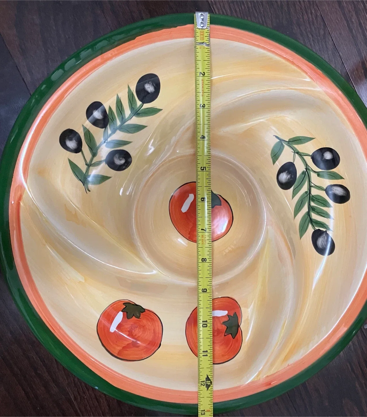 Chip & Dip Serving Dish and Teapot(with art unique design) image indicator(2)