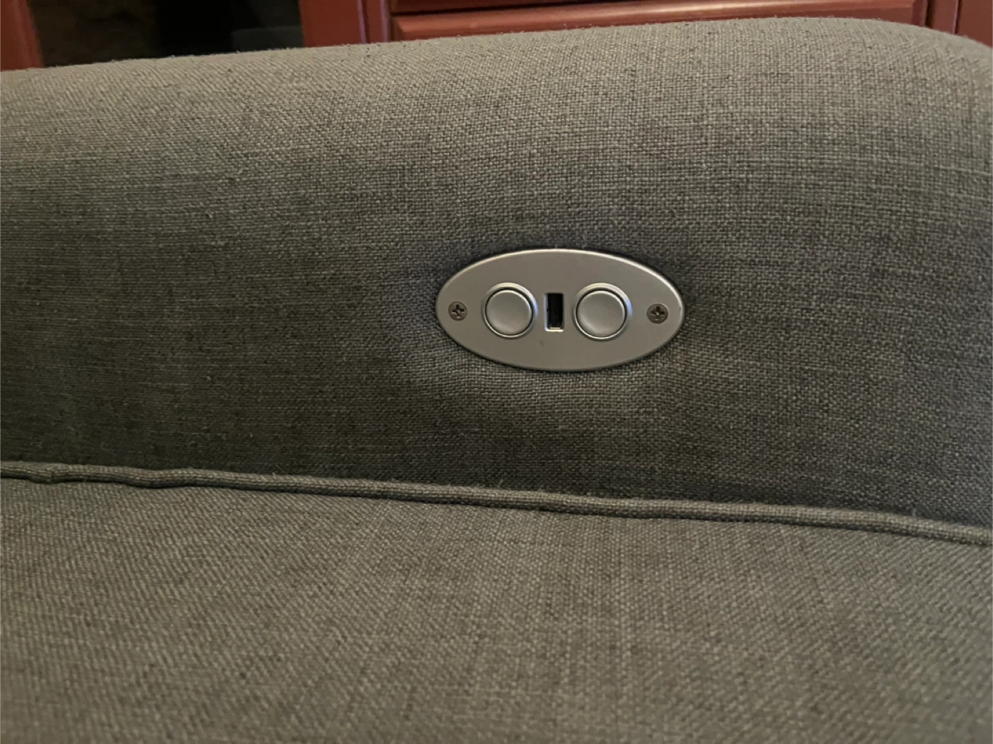 Gray Three-Seat Electric Reclining Sofa With USB Charging - photo 3