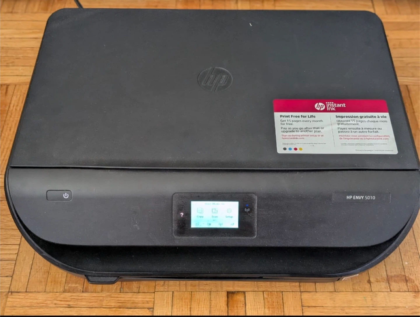 HP Envy 5010 Printer with free ink supply