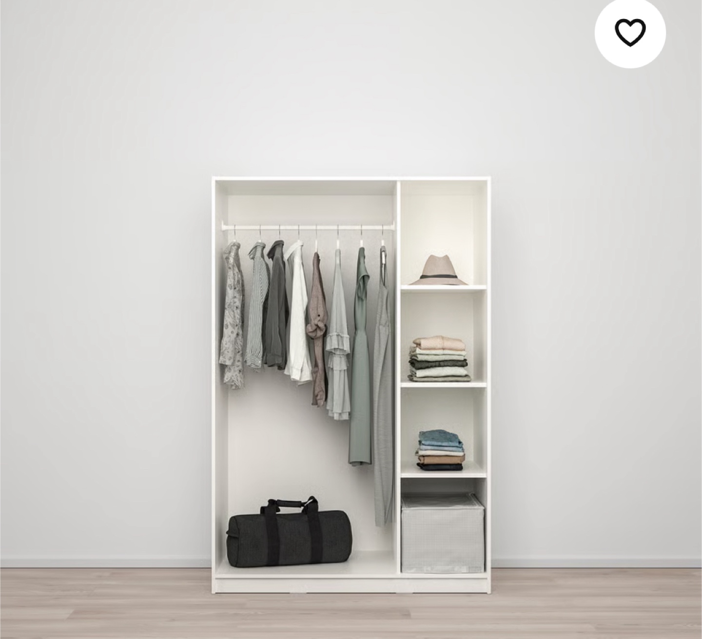 IKEA PAX Wardrobe - White - photo 2