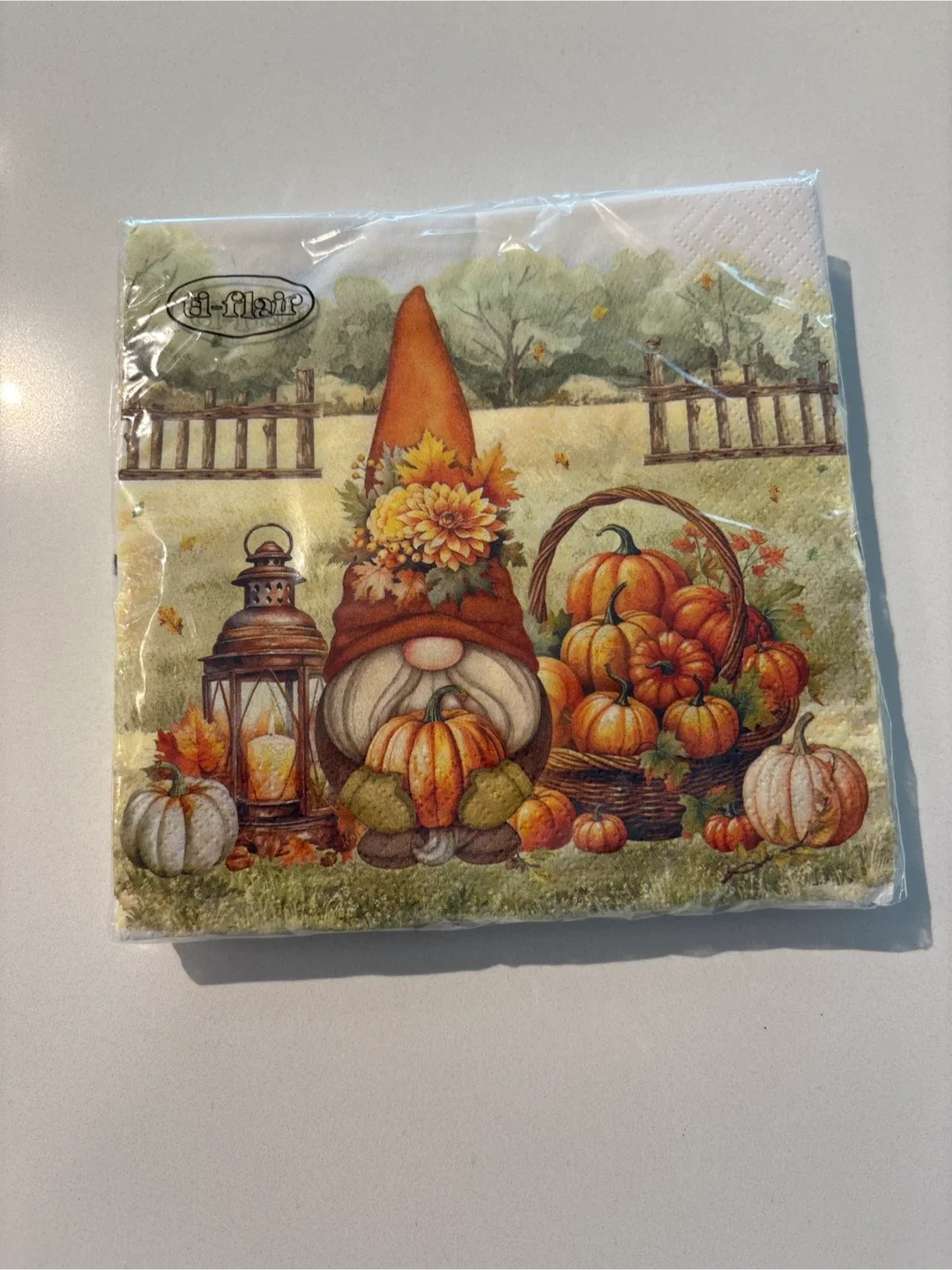 FREE Harvest Gnome Napkins - New thumbnail