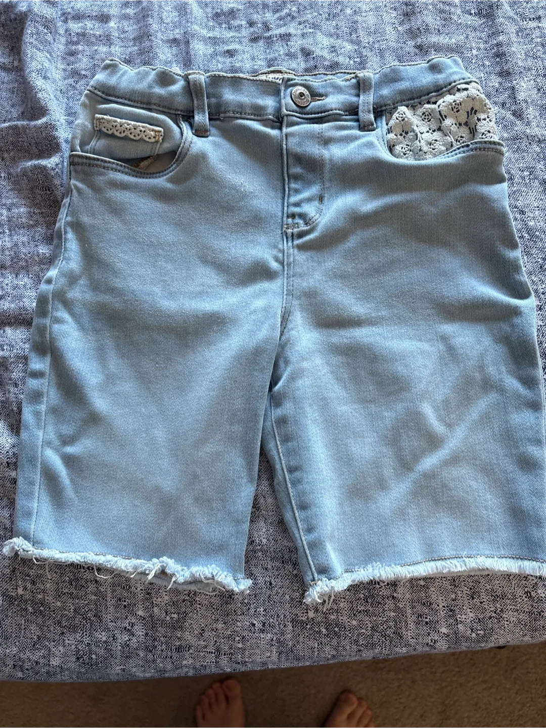 OshKosh Bgosh Denim Shorts - Size 12 thumbnail