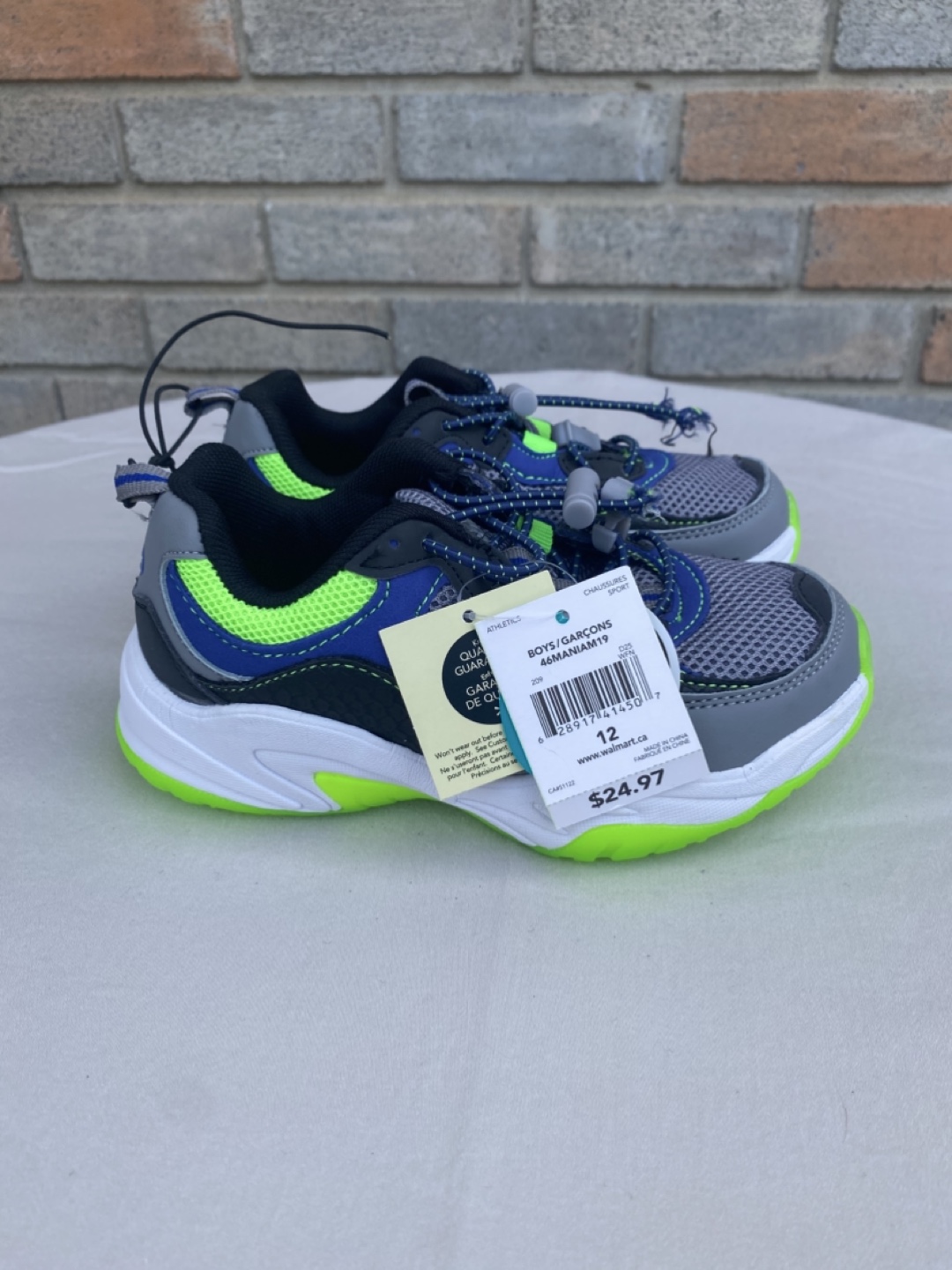 New Athletic Works Boys' Running Shoes - Size 12