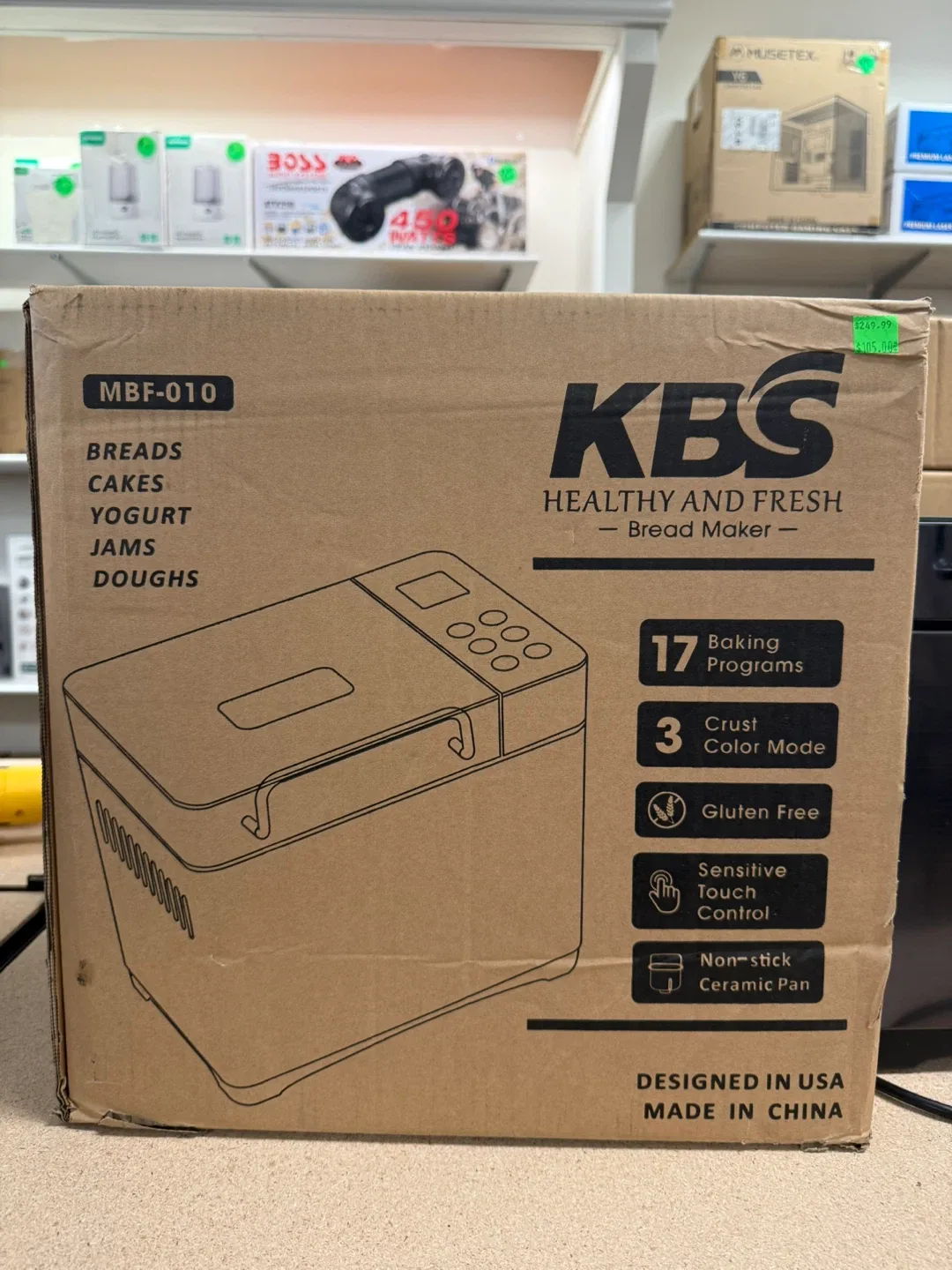 KBS Healthy and Fresh Bread Maker MBF-010 thumbnail